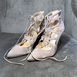 Vince Camuto Suede Strappy Pumps